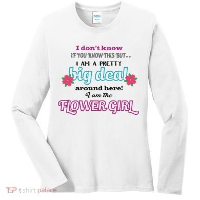 Cute Flower Girl Women's Long Sleeve Shirt