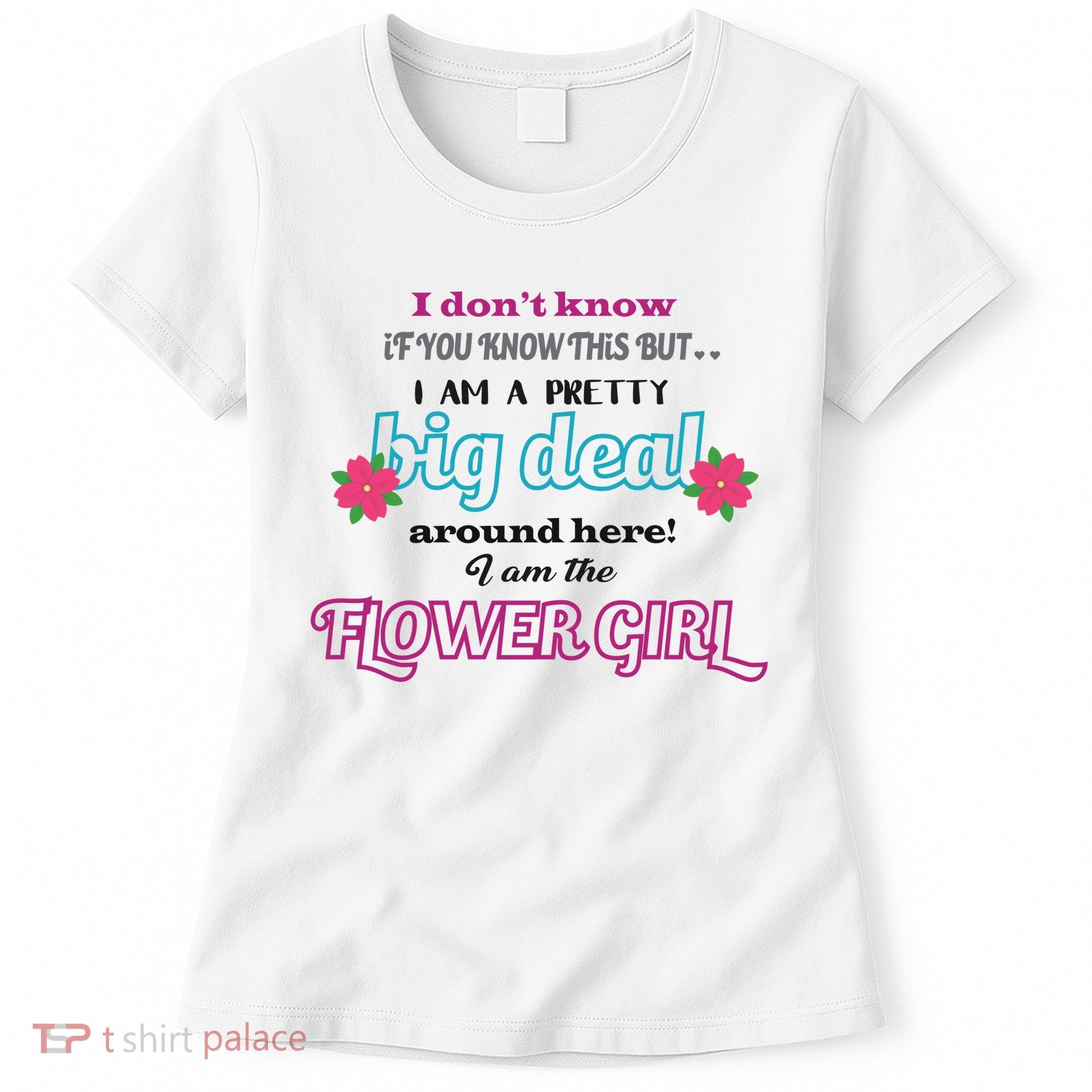 Cute Flower Girl Women's T-Shirt