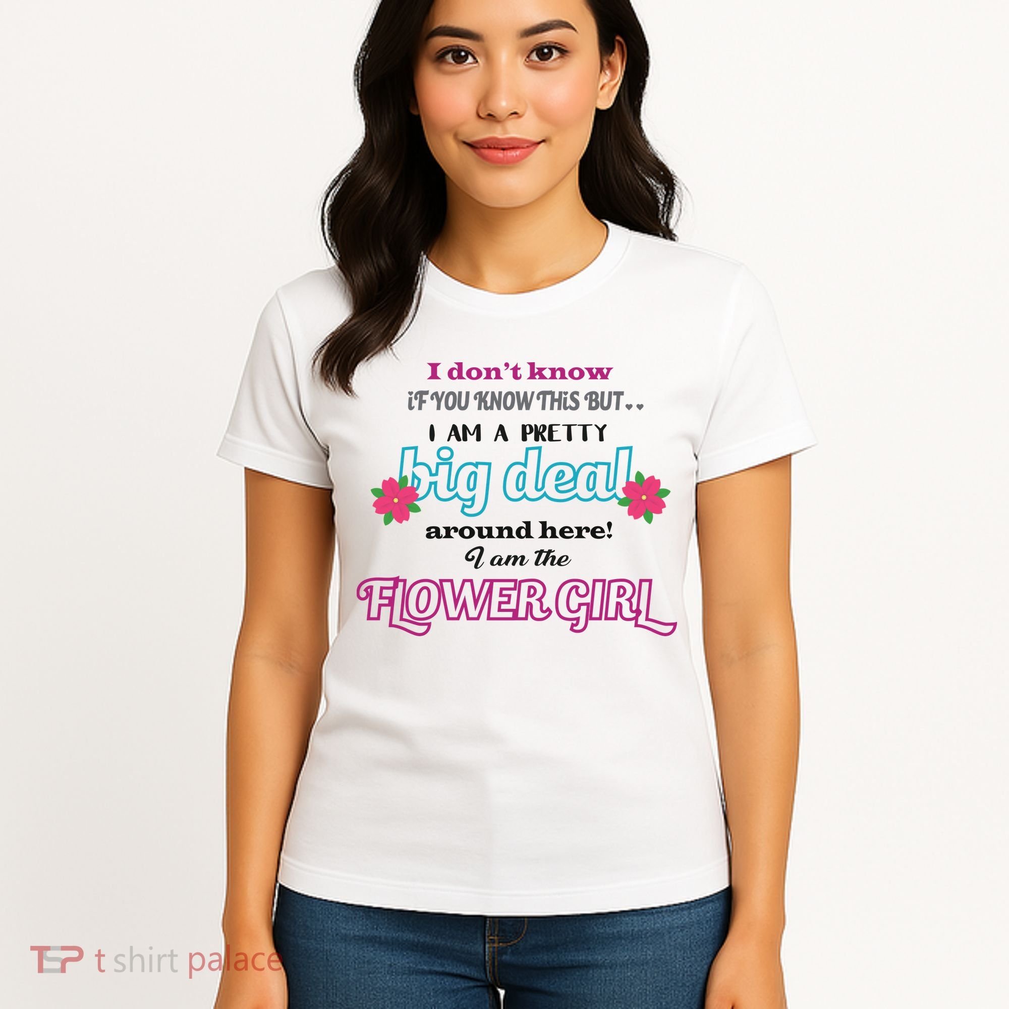 Cute Flower Girl Women's T-Shirt