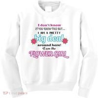 Cute Flower Girl Kids Sweatshirt thumb 0