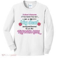 Cute Flower Girl Kids Long Sleeve Shirt thumb 0