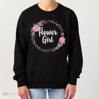Cute Flower Girl Wedding Women's Sweatshirt thumb 0
