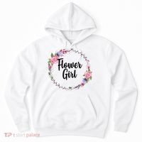 Cute Flower Girl Wedding Hoodie thumb 0