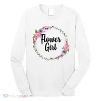 Cute Flower Girl Wedding Long Sleeve Shirt thumb 0