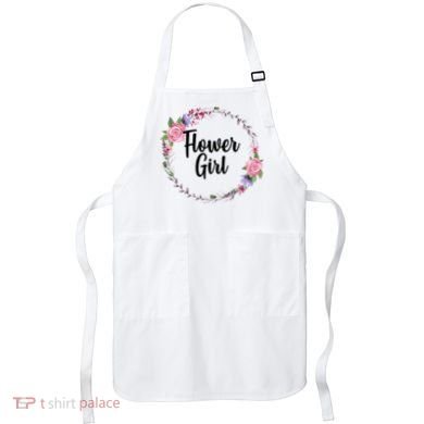 Cute Flower Girl Wedding Apron
