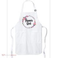 Cute Flower Girl Wedding Apron thumb 0