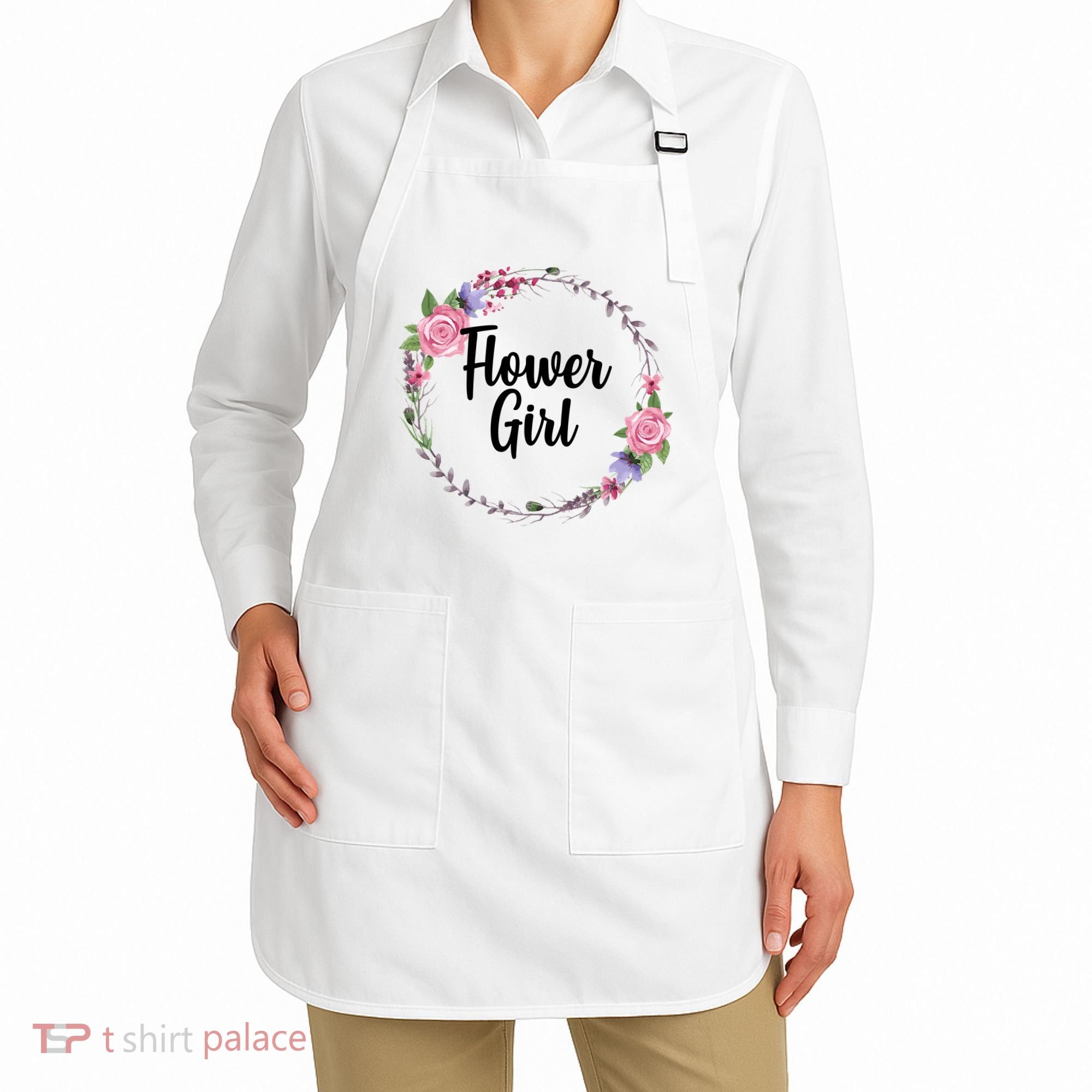 Cute Flower Girl Wedding Apron