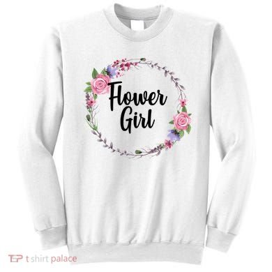 Cute Flower Girl Wedding Sweatshirt