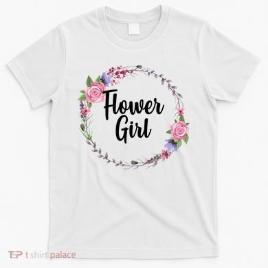 Cute Flower Girl Wedding T-Shirt