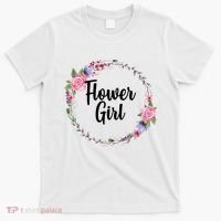 Cute Flower Girl Wedding T-Shirt thumb 0