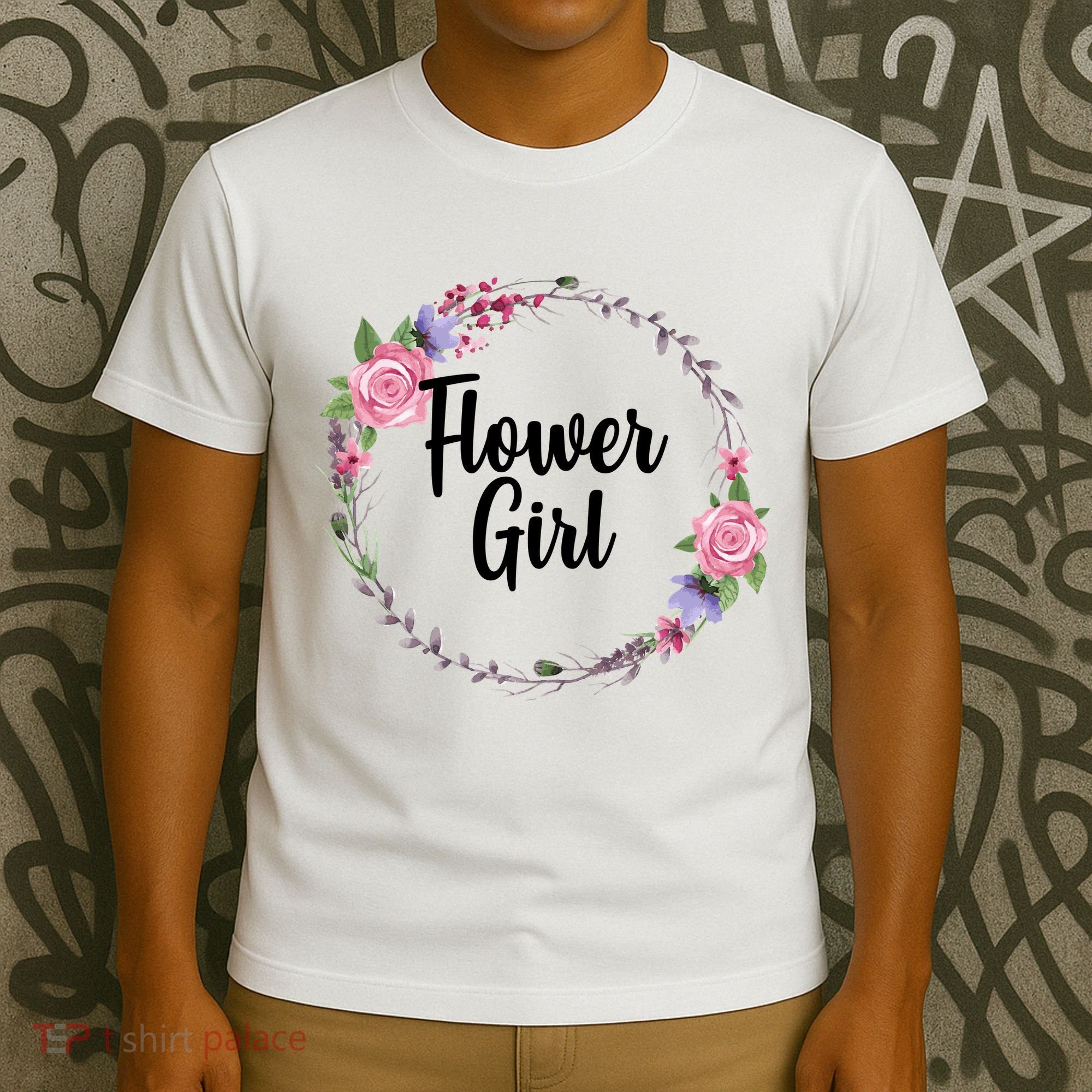 Cute Flower Girl Wedding T-Shirt