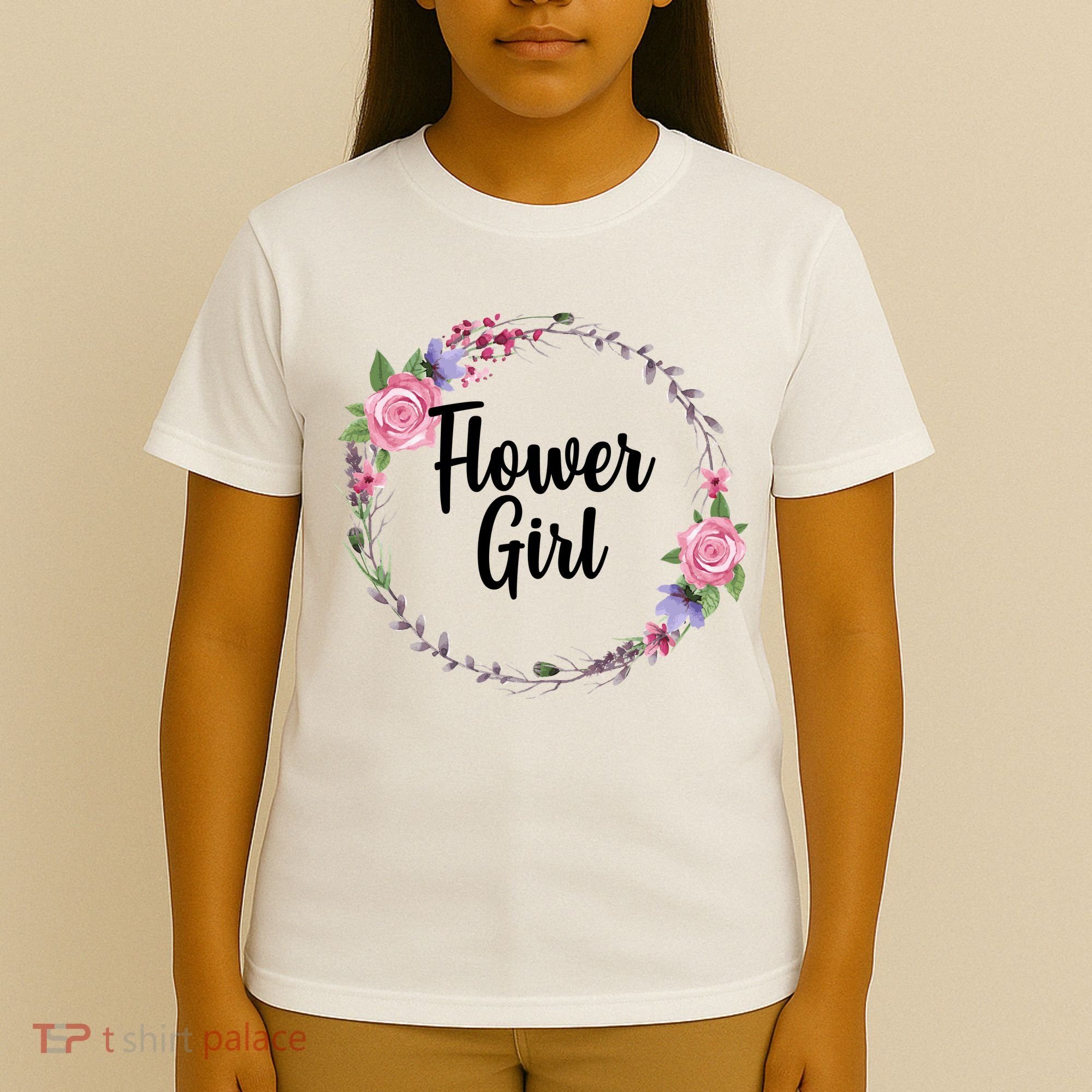 Cute Flower Girl Wedding T-Shirt