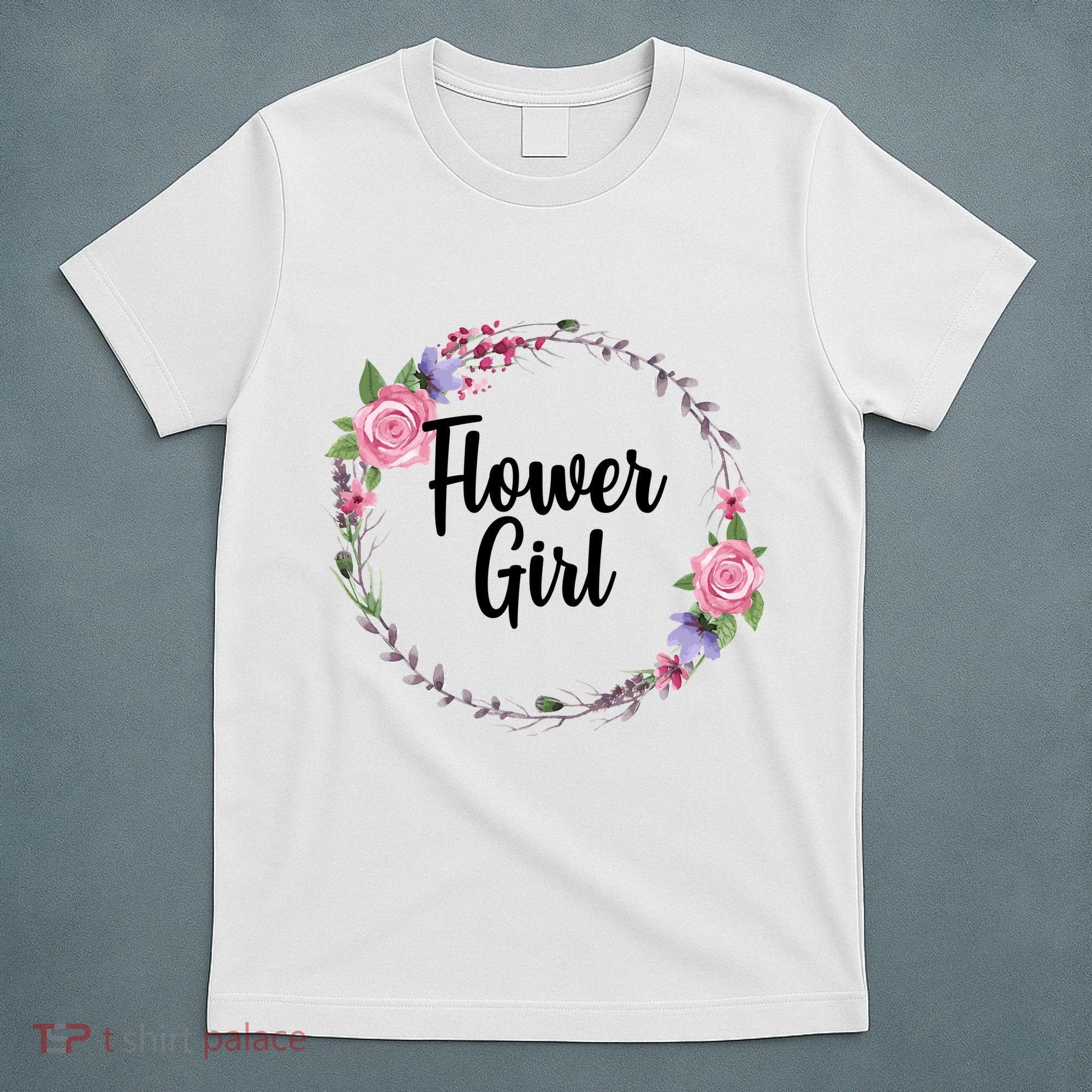 Cute Flower Girl Wedding T-Shirt