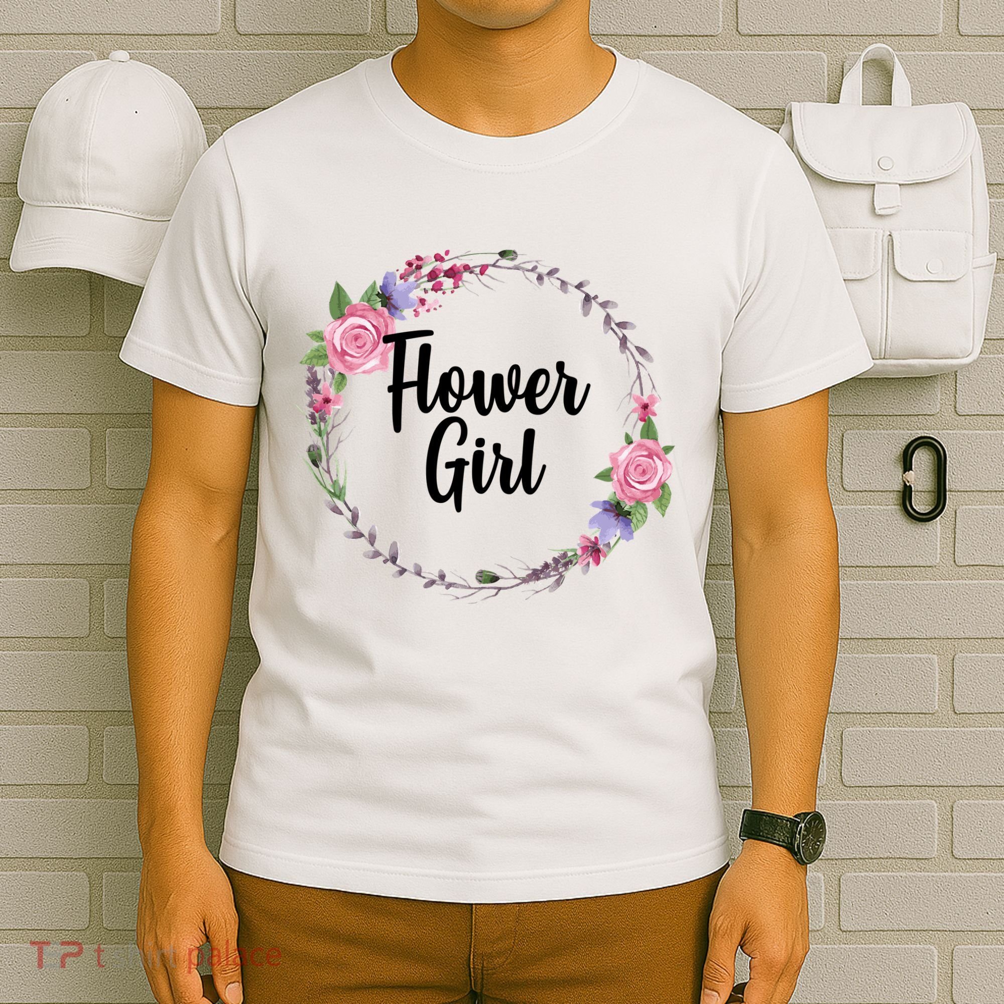 Cute Flower Girl Wedding T-Shirt