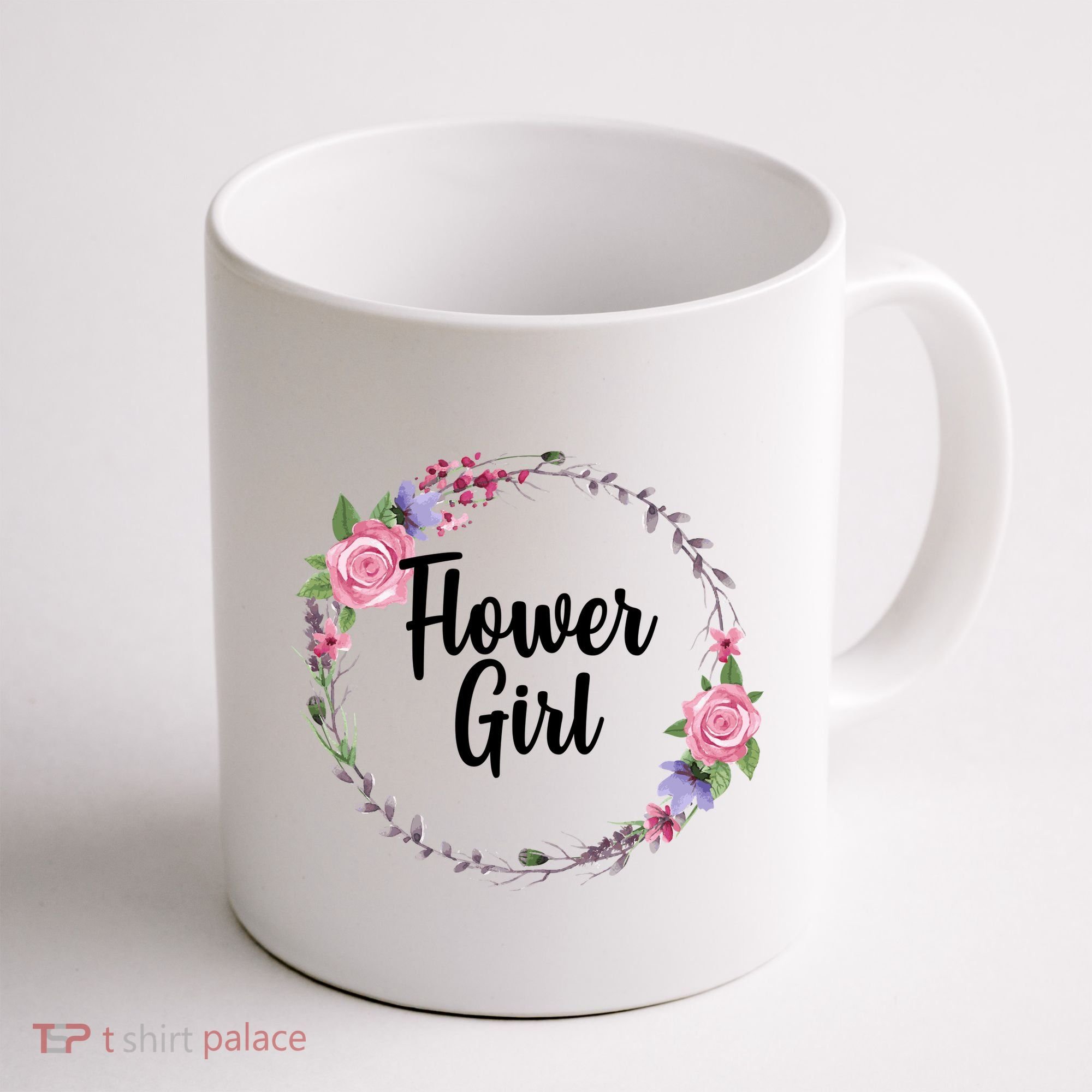 Cute Flower Girl Wedding Coffee Mug