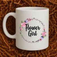 Cute Flower Girl Wedding Coffee Mug thumb 2