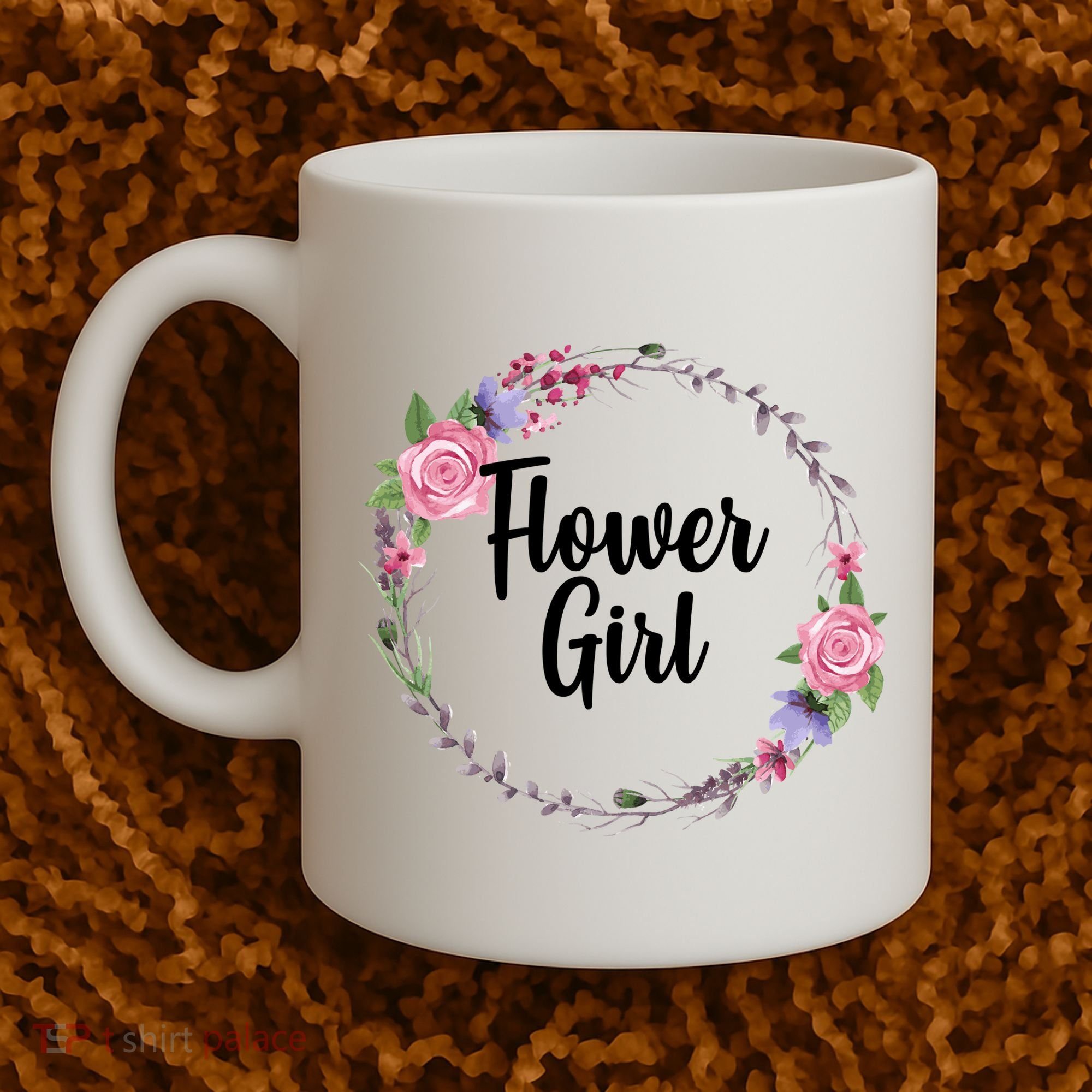 Cute Flower Girl Wedding Coffee Mug