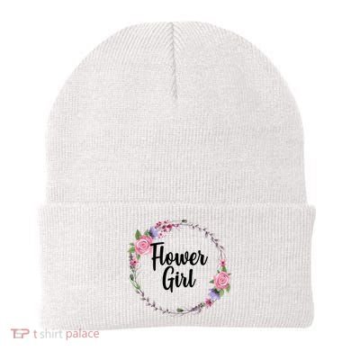 Cute Flower Girl Wedding Beanie