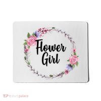 Cute Flower Girl Wedding Mousepad thumb 0