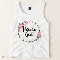 Cute Flower Girl Wedding Tank Top thumb 2