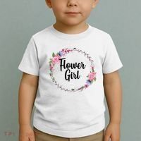 Cute Flower Girl Wedding Toddler T-Shirt thumb 2