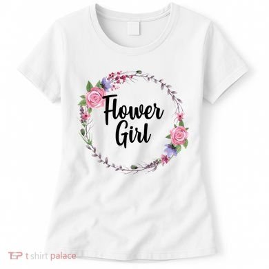 Cute Flower Girl Wedding Women's T-Shirt