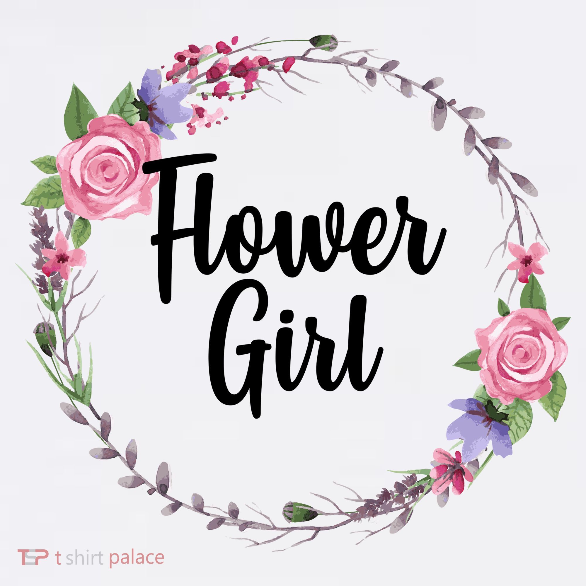 Cute Flower Girl Wedding Women's T-Shirt