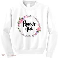 Cute Flower Girl Wedding Kids Sweatshirt thumb 0