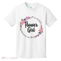 Cute Flower Girl Wedding Kids T-Shirt thumb 0