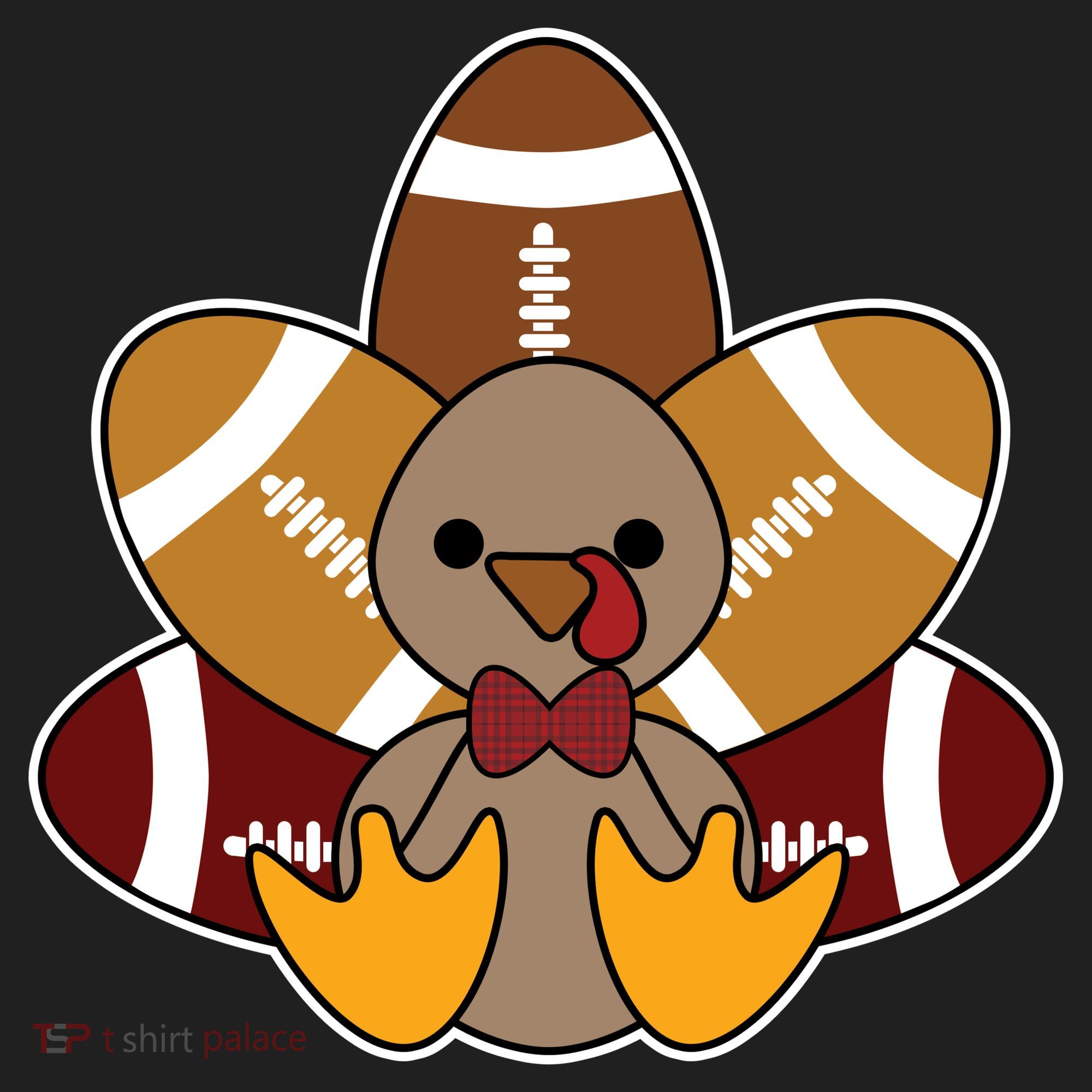 Cute Football Turkey Thanksgiving Hat