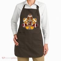 Cute Football Turkey Thanksgiving Apron thumb 2