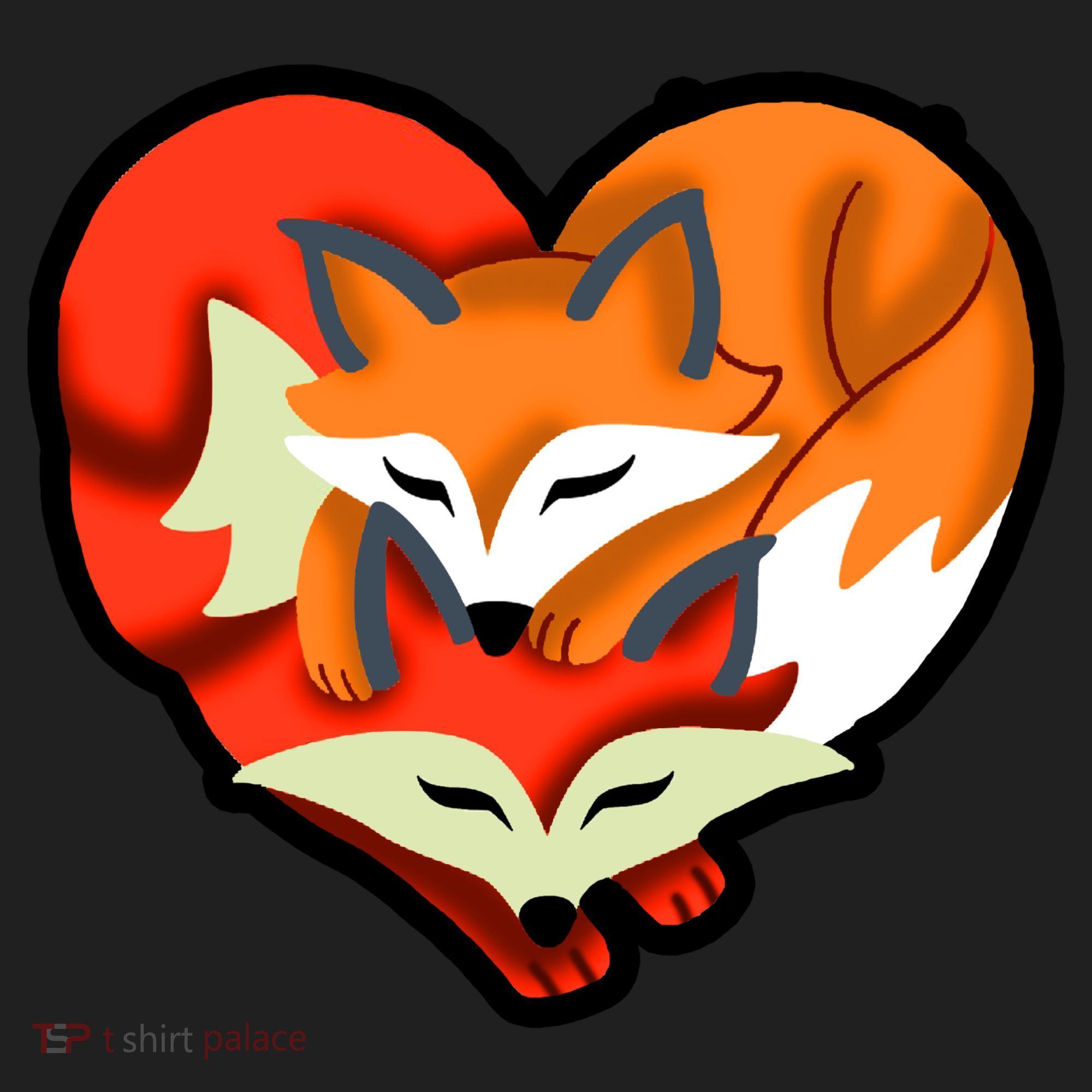 Cute Foxy Heart Fox Lover Women's Sweatshirt