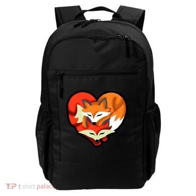 Cute Foxy Heart Fox Lover Backpack
