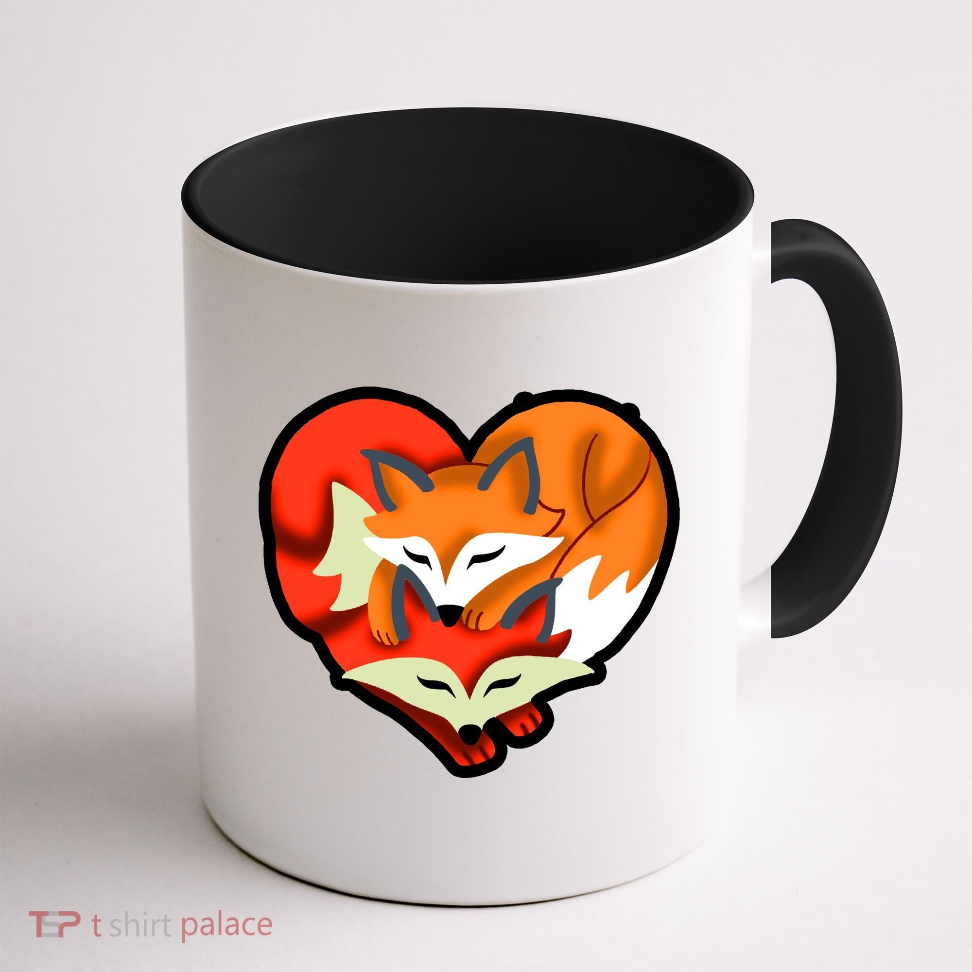 Cute Foxy Heart Fox Lover Coffee Mug