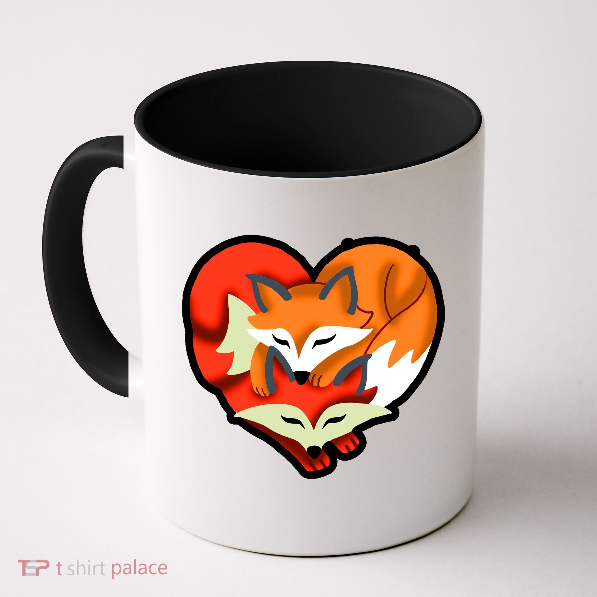 Cute Foxy Heart Fox Lover Coffee Mug