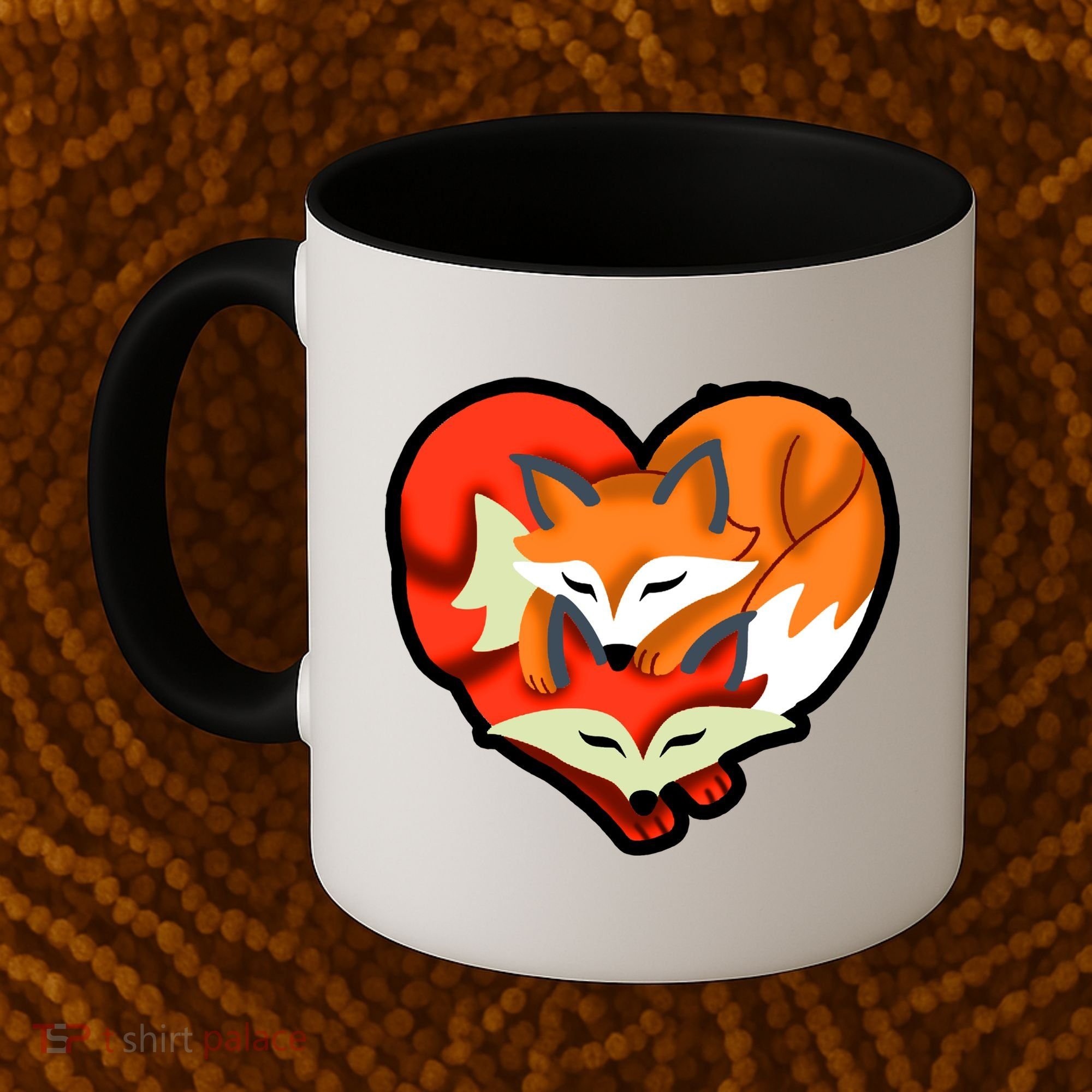 Cute Foxy Heart Fox Lover Coffee Mug