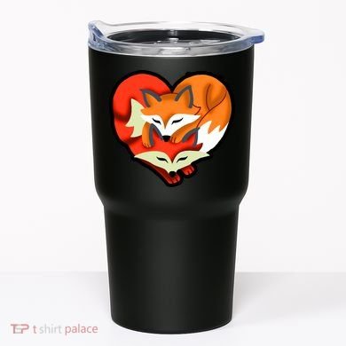 Cute Foxy Heart Fox Lover Tumbler