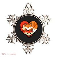 Cute Foxy Heart Fox Lover Ornament thumb 0
