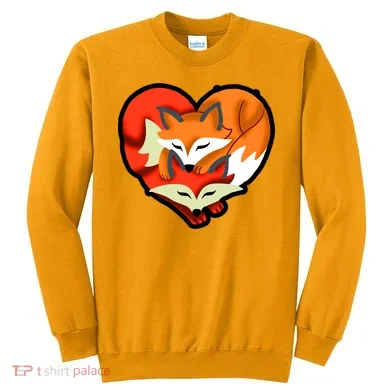 Cute Foxy Heart Fox Lover Sweatshirt