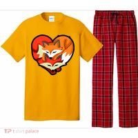 Cute Foxy Heart Fox Lover Pajama Set thumb 0