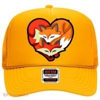 Cute Foxy Heart Fox Lover Hat thumb 0
