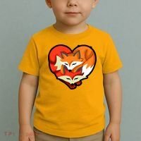Cute Foxy Heart Fox Lover Toddler T-Shirt thumb 2