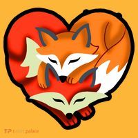 Cute Foxy Heart Fox Lover Toddler T-Shirt thumb 4