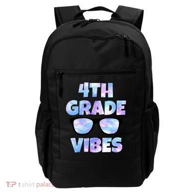 Cute Funny 4th Grade Vibes Cool Sunglasses Backpack