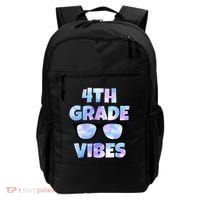 Cute Funny 4th Grade Vibes Cool Sunglasses Backpack thumb 0