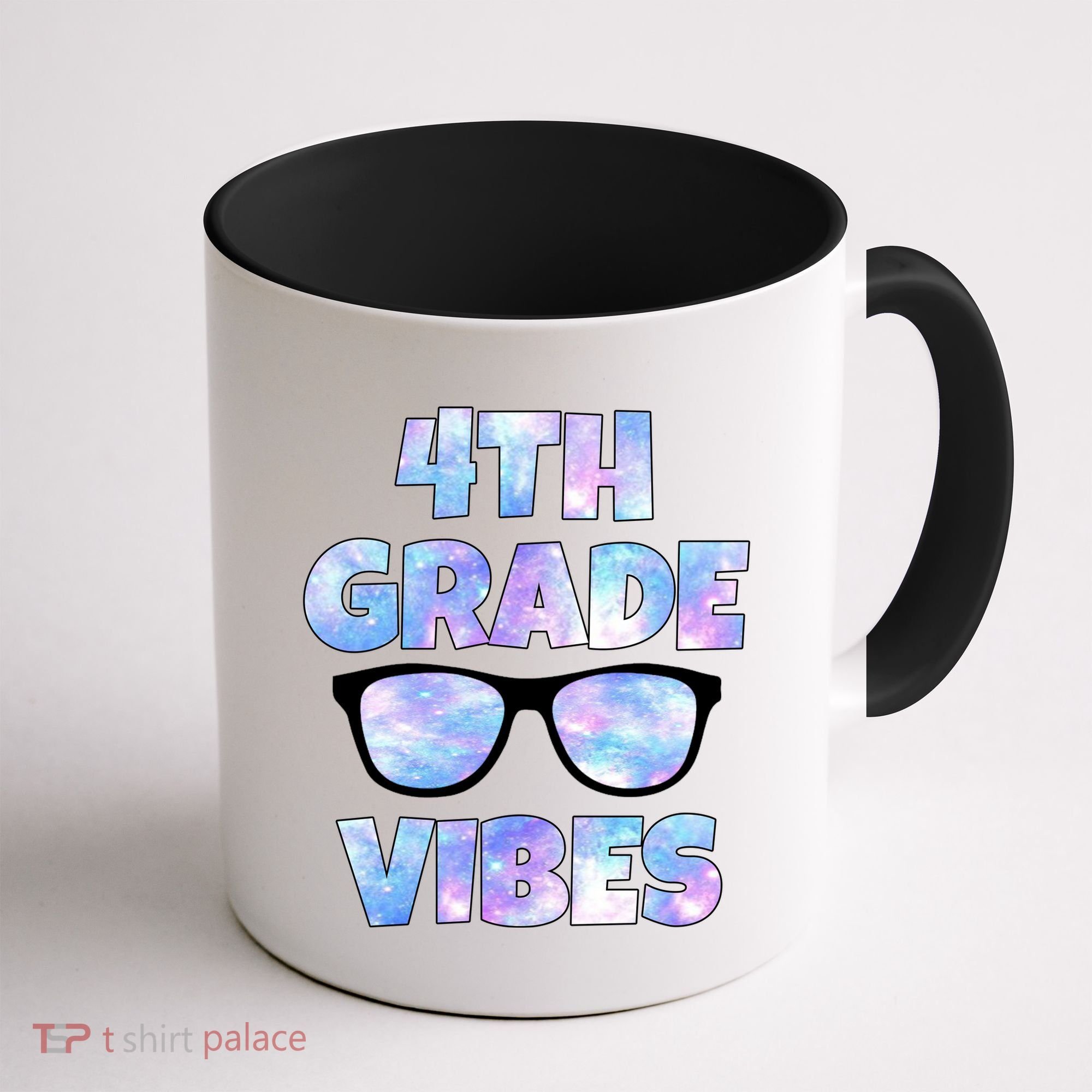 Cute Funny 4th Grade Vibes Cool Sunglasses Coffee Mug