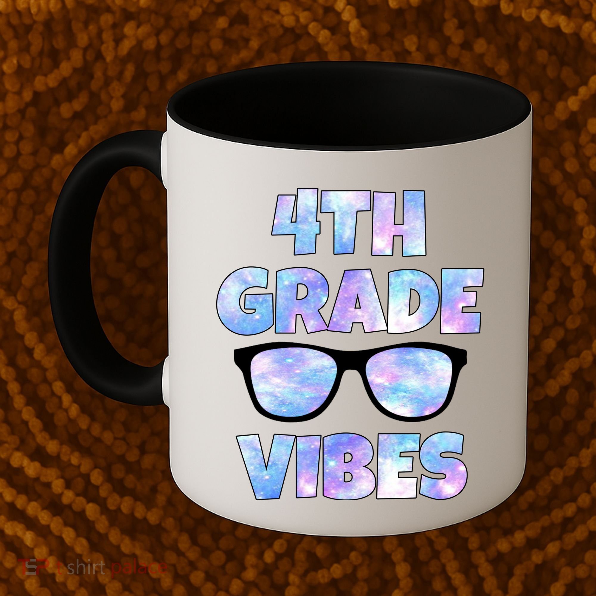 Cute Funny 4th Grade Vibes Cool Sunglasses Coffee Mug