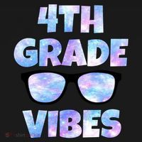 Cute Funny 4th Grade Vibes Cool Sunglasses Ornament thumb 1