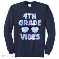 Cute Funny 4th Grade Vibes Cool Sunglasses Sweatshirt thumb 0