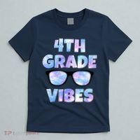 Cute Funny 4th Grade Vibes Cool Sunglasses T-Shirt thumb 5